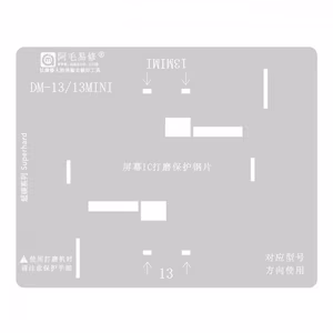 Ekraan IC Grinding Protection Stencil jaoks iPhone 13 / 13 Mini