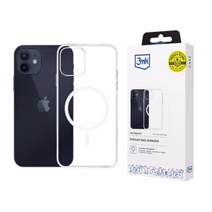3mk Clear MagCase jaoks Apple iPhone 12/12 Pro - läbipaistev