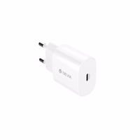 Devia wall laadija Rocket PD 20W 1x USB-C valge + kaabel USB-C - Lightning