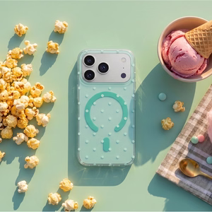 Bubble Dots Mag чехол для iPhone 11, зеленый