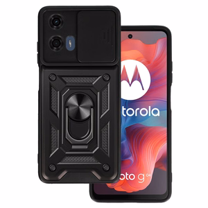 Slide Camera Armor Ümbris jaoks Motorola Moto G24 Must