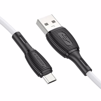 Borofone Kaabel BX86 Advantage - USB to Micro USB - 2,4A 1 metre valge