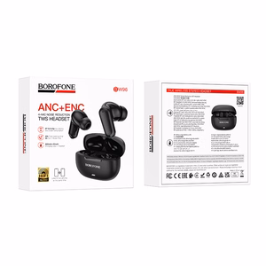 Borofone TWS Bluetooth kõrvaklapid BW96 Mellow must