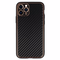 TEL PROTECT Leather Carbon Ümbris jaoks Iphone 11 Pro Must