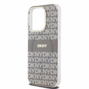DKNY IML Mono & Stripe MagSafe ümbris jaoks iPhone 15 Pro Max - beige