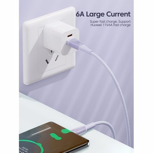 USB kaabel Essager Rainbow roheline Type-C 200cm (kuni 100W)