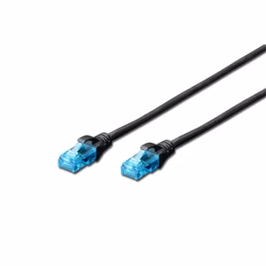 DIGITUS – CAT 5e U/UTP RJ45 AWG 26/7 сетевой патч-кабель, 1 m, чёрный