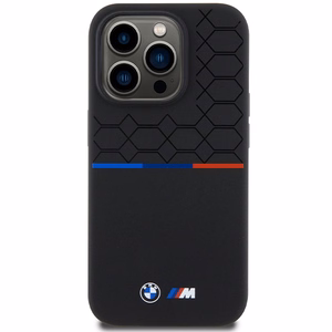 BMW M Silicone Pattern MagSafe ümbris jaoks iPhone 15 Pro - must