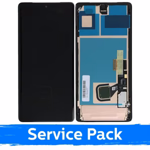 LCD ekraan ühilduv Google Pixel 7 Pro must raamiga (Service Pack)