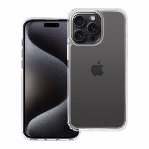 SUPER CLEAR HYBRID ümbris jaoks IPHONE 15 Pro läbipaistev