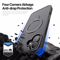 Ümbris Dux Ducis "Yind 360 Ring Stand" Apple iPhone 16 Pro must