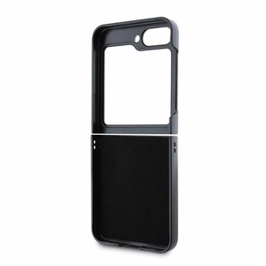 Guess Leather 4G Metal Logo Ümbris jaoks Samsung Galaxy Z Flip 6 - Roosa
