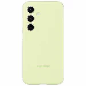 Samsung Silicone Cover jaoks Samsung Galaxy S24 Plus lime