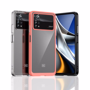 Outer Space Case for Xiaomi Poco X4 Pro 5G ümbris paindliku raamiga must