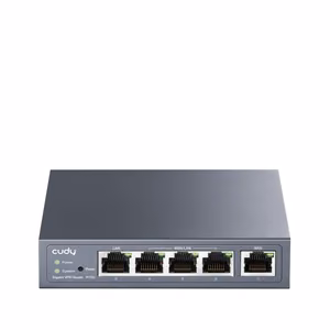 Cudy Gigabit Multi-WAN VPN ruuter juhtmega Fast Ethernet, Gigabit Ethernet hall
