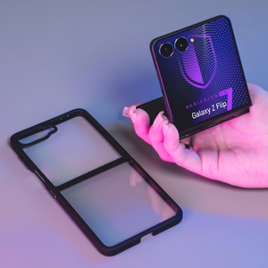 3mk Satin Armor Ümbris+ jaoks Samsung Galaxy Z Flip 7 - Läbipaistev Must