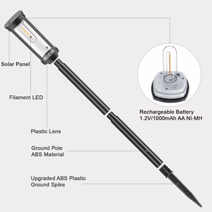 Forever Light Solar LED Lamp SUNARI FLS-97 CLASSIC Post 3000K 500mAh li-ion