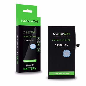 Maximcell Battery for Iphone 12/12 Pro 2815mAh Li-poly