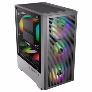 Mars Gaming MCQUANTUM computer case Midi Tower Black