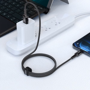Acefast kaabel MFI USB - Lightning 1.2m, 2.4A must (C1-02 must)