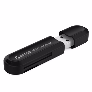 Orico CRS21 USB 3.0 SD- ja microSD-mälukaardilugeja, must