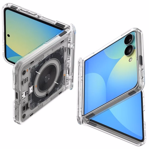 Spigen Ultra Hybrid Pro MagSafe ümbris mudelile Samsung Galaxy Z Flip 8 Neo One, hall ja must