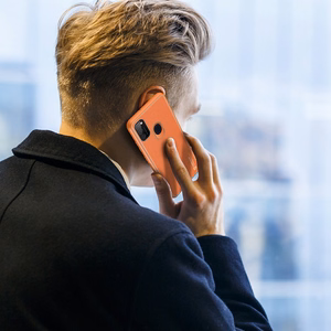 Dux Ducis Yolo elegantne pehme TPU-st ja PU nahast valmistatud ümbris Samsung Galaxy M30s oranžile mudelile