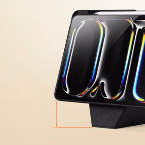 Dux Ducis Vers iPad Pro 13" (2024/2025) ümbris koos statiivi ja Apple Pencili hoidjaga - must