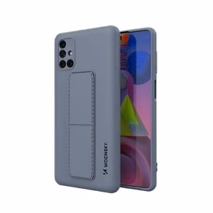 Wozinsky Kickstand Case silikoonist ümbris koos statiiviga Samsung Galaxy M51 sinine