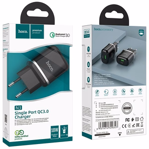 Phone Laadija Hoco USB A QC3.0 3A 18W N3 must