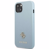 Guess GUHCP13MPS4MB iPhone 13 6.1" sinine/sinine hardcase Saffiano 4G Small Metal Logo