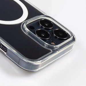 Crong Clear MAG Cover ümbris seadmele iPhone 13 Mini, MagSafe'iga ühilduv, läbipaistev