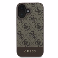 Guess 4G Bottom Stripe Ümbris jaoks iPhone 16 Plus 6.7" - Brown