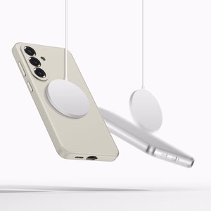 Чехол Tech-Protect Silicone MagSafe для Samsung Galaxy S26+ бежевый