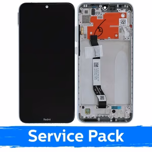 LCD Ekraan Ühildub Xiaomi Redmi Note 8T Koos Frame / Moonlight Valge / (Service Pack)