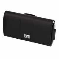 Tel Protect MAX Belt Holster (SIZE 14) jaoks Iphone 11/16 Plus/16 Pro/17 Pro/Huawei P30 Lite/Samsung S23/S24/S25 must, leather (155x80x14 mm)