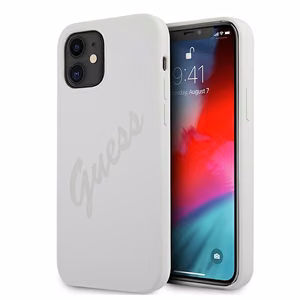 Guess GUHCP12SLSVSCR iPhone 12 mini 5.4" kreemjas/kreemjas kõvakaaneline ümbris Script Vintage