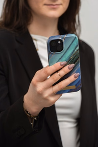 Ümbris jaoks iPhone 15 PLUS Forcell F-Protect Mirage compatible with Magsafe jade marble