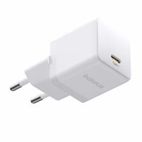 Laadija Baseus Palm 20W USB-C + USB-C to USB-C kaabel 1.0m valge P10111602213-01
