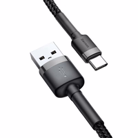 USB cable Baseus Cafule Type-C 1.0m 3A hall-must CATKLF-BG1