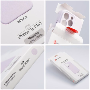 Чехол для iPhone 16 Forcell F-Protect Rubber Premium, совместимый с MagSafe, лиловый