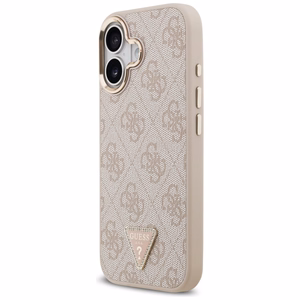 Guess 4G Triangle Logo MagSafe Ümbris jaoks iPhone 17 - Rose Kuldne