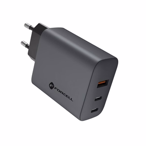 Phone laadija Forcell F-Energy GaN 2 x USB C + USB A QC4.0 PD 4A 65W VT-42B hall
