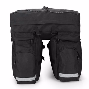 Wozinsky 60L spacious bike rack bag (rain cover included) black (WBB13BK)