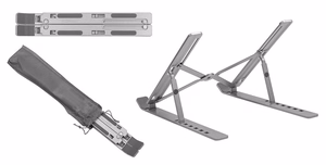 Foldable Steel Laptop / Tablet Alus HISMART, koos 7 Adjustment Positions