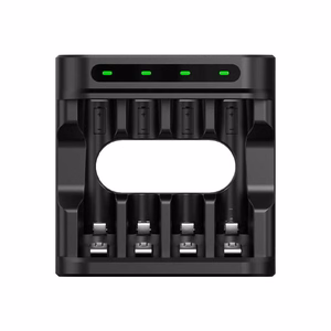 akulaadija R03 / AAA, R6 / AA Li-ion 1,5V / NiMH - 4 pesa