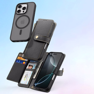 Dux Ducis Lawa Leather Ümbris jaoks iPhone 16 Pro Max - Must