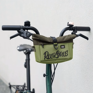 Rockbros W020-1 Foldable Handlebar Bicycle Bag - Green