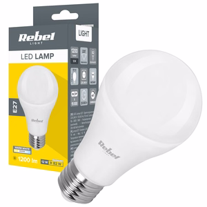 Rebel E27 LED-lamp, 12 W, 3000 K, 230 V
