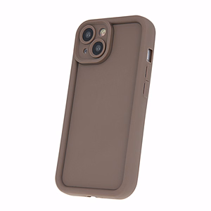 Rim TPU ümbris jaoks Samsung Galaxy A14 4G / A14 5G brown